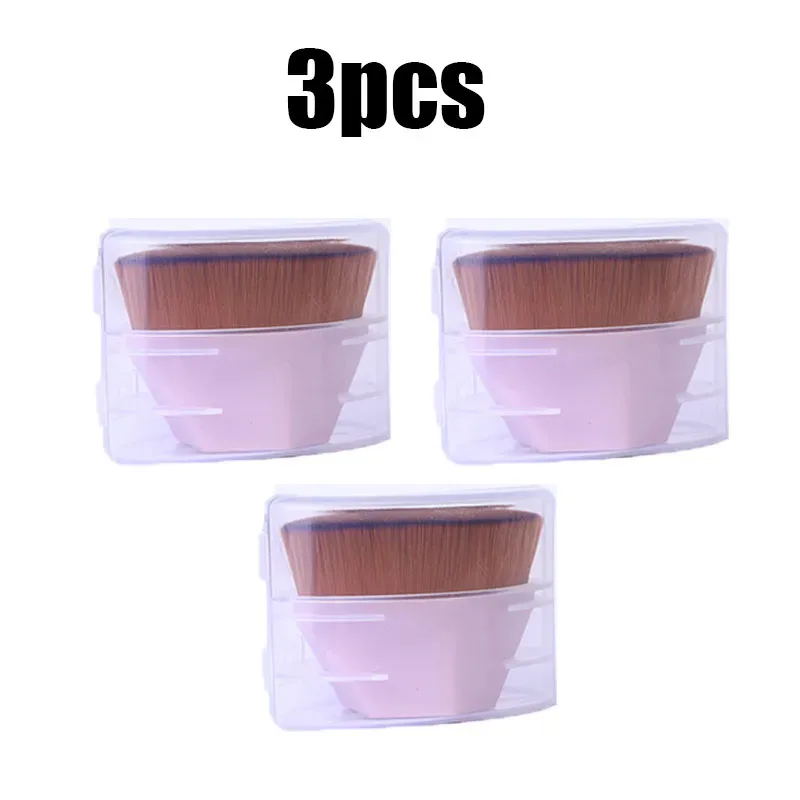 1/2/3/4pcs Berus Solekan Bedak Kecantikan Berus Pemerah Muka Berus Mudah Alih Profesional Kosmetik Solekan Alas Lembut — image 24
