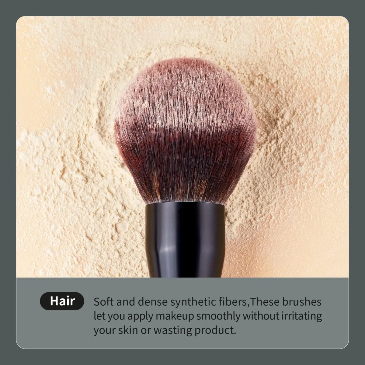 Jessup Make-up-Pinsel-Set, 3-21-teilig, Premium-Synthetik, großer Puderpinsel, Foundation, Concealer, Lidschatten, Eyeliner, Spoolie aus Holz, T271 — image 2