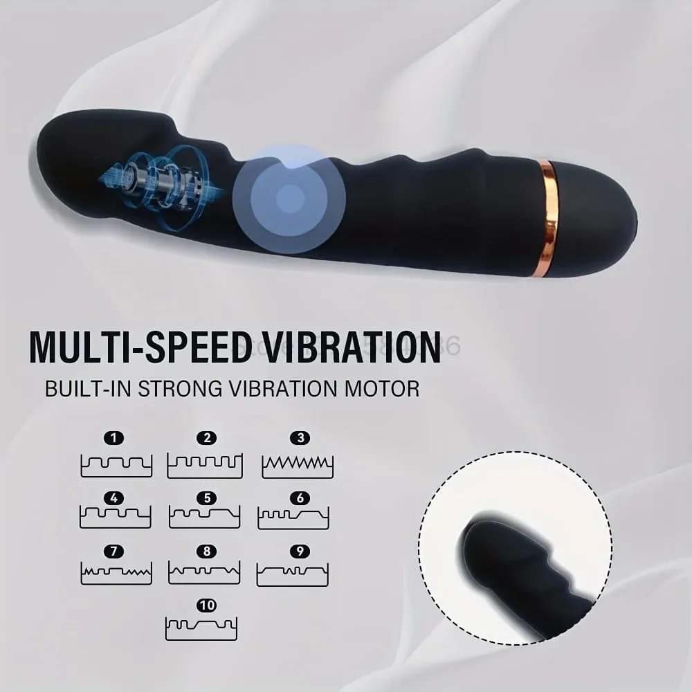 Strong Motor 20 Modes Vibrator Soft Silicone Dildo Realistic Penis G-spot Clitoral Stimulator Female Masturbator Adult Sex Toys — image 4