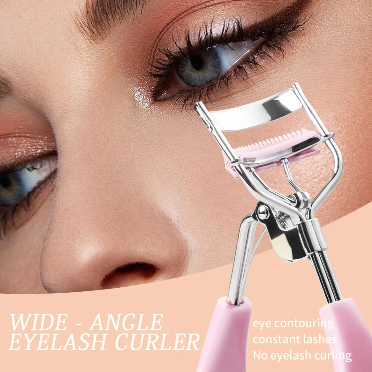 37 STK Makeup Værktøj Sæt 20 Børster + Svampe Puffs Øjenvippe curler rengøringsværktøj til hele ansigtet — image 5