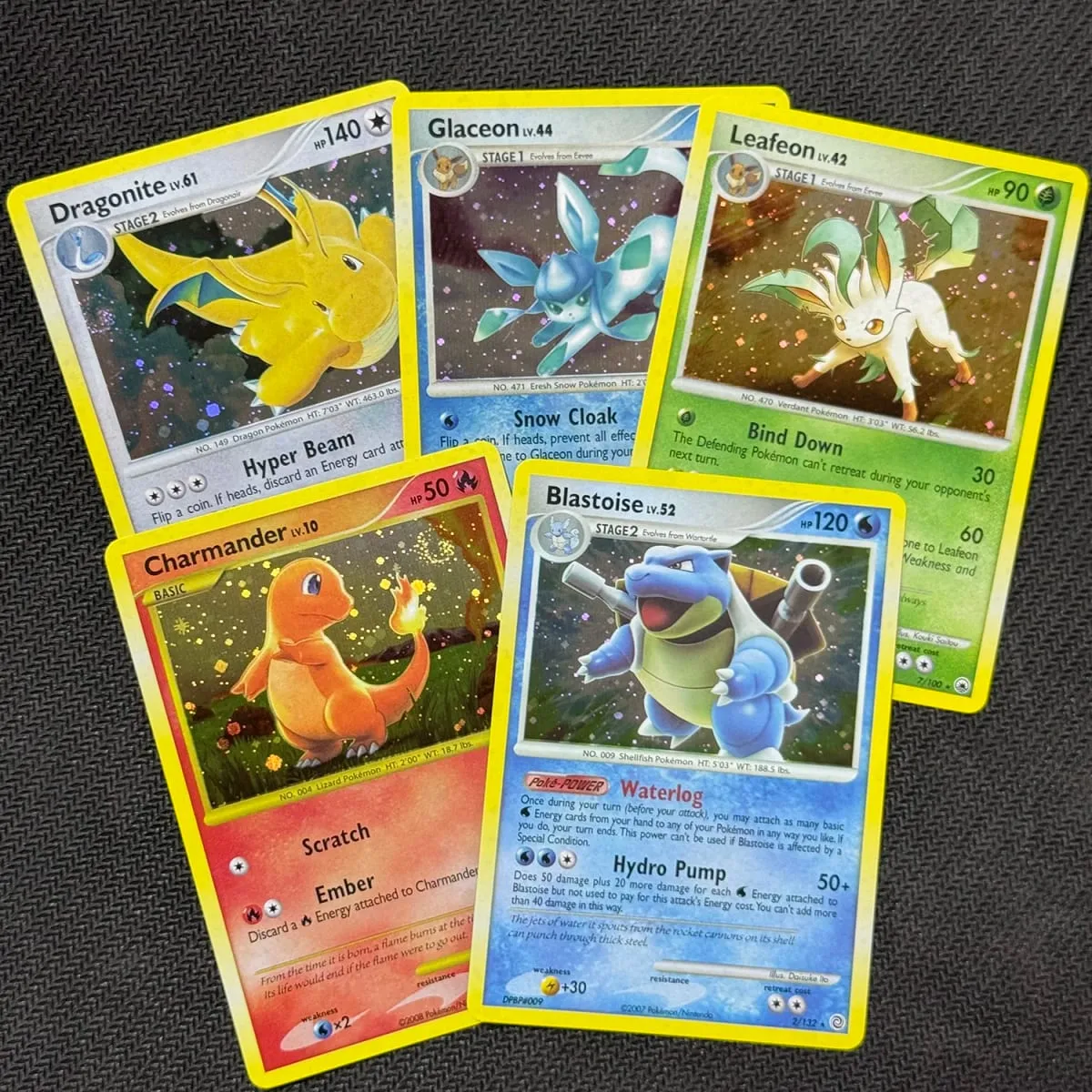 Cartes proxy Dragonite Legends Awakened Charmander Stormfront Gengar LV.X Rayquaza C Leafeon Majestic Dawn Blastoise Holo — image 6