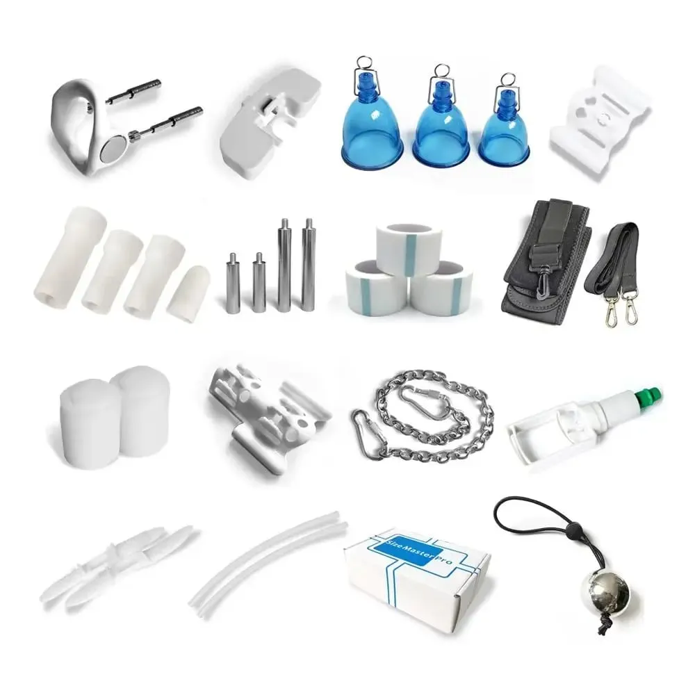 Accessori per Size Master Stretch Estensore del pene Sistema di ingrandimento Giocattolo del sesso Uomini Pompa per pene Cintura per potenziamento della barella — image 1
