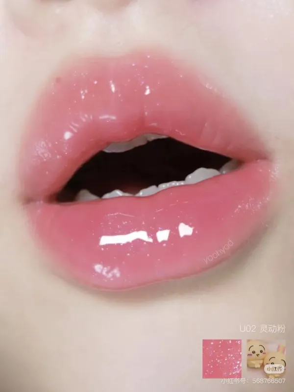Pinkbear Single Blush Serbaguna Krim Cermin Lip Gloss Matte Lip Cream Air Kilauan cahaya Mekap Bibir Tahan Lama — image 8