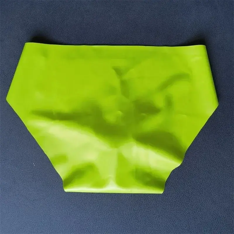 Rubber Men's Sexy Latex Underwear Seamless Sheath Briefs See-Through Sissy Panties Couple Lingerie Low Waist Erotic Underpants — image 5