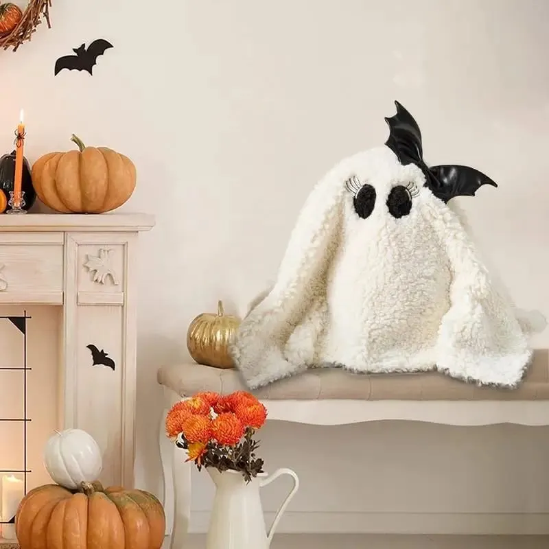 Duch pluszowa poduszka śliczny pluszowy duch Home Decor nadziewane Halloween pluszowe zabawki śliczny duch pluszowy zabawka miękki duch pluszowe dla — image 3
