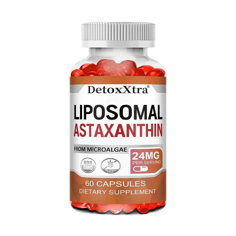 Liposomal Astaxanthin 24mg Antioksidan Premium Penyerapan Tinggi Menyokong Metabolisme Kulit Mata Kesihatan Sendi & Imun Bukan GMO — image 8