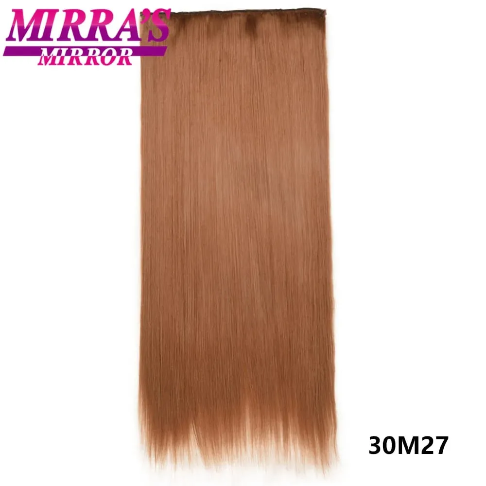 Clip In Hair Extensions With Clips Hairpieces Synthetic Extension False/Fake Hair Blonde Eunice Hair Long Hair Pieces Red Pink — image 86
