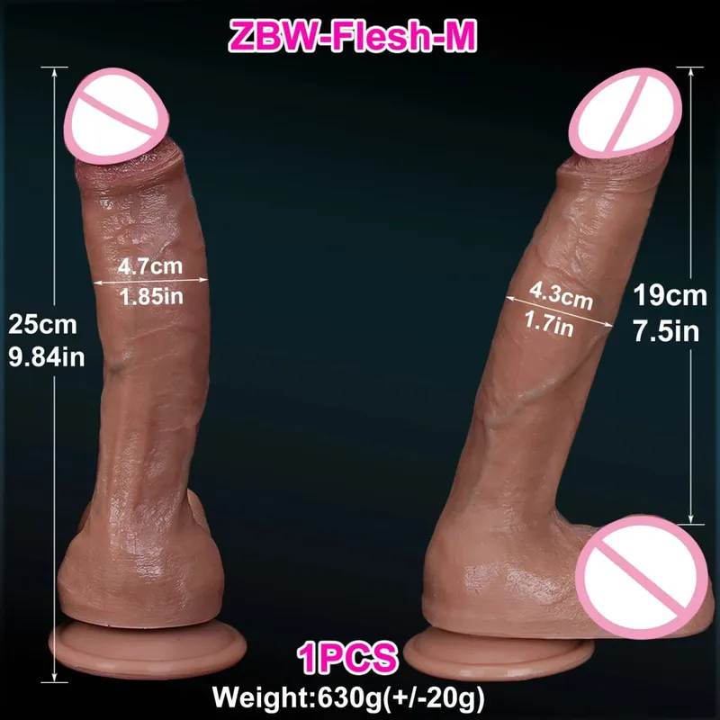 S M L Weiche Realistische Anal Big Dildo Doppel Silikon Saugnapf Eichel Penis Sex Spielzeug für Männer Frauen Homosexuell Masturbation Orgasmus Schwanz — image 13