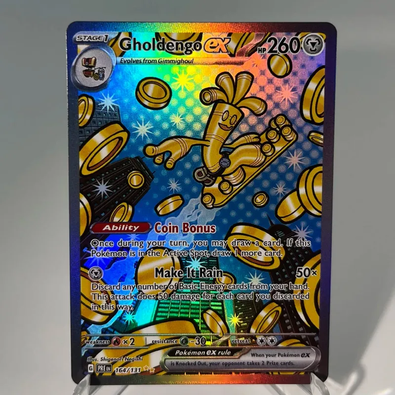 Kad PKM Prismatic Evolutions PTCG5-A GX Rainbow Umbreon Sylveon Leafeon ex Rare Collection Battle Toys Hadiah untuk Hobi — image 27