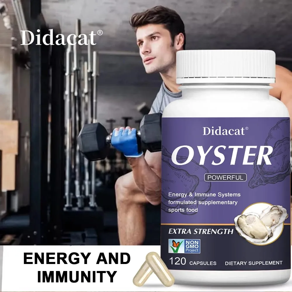 Estratto di ostrica - Supporta la motivazione delle prestazioni atletiche e l'immunità Integratore nutrizionale 120 capsule — image 7