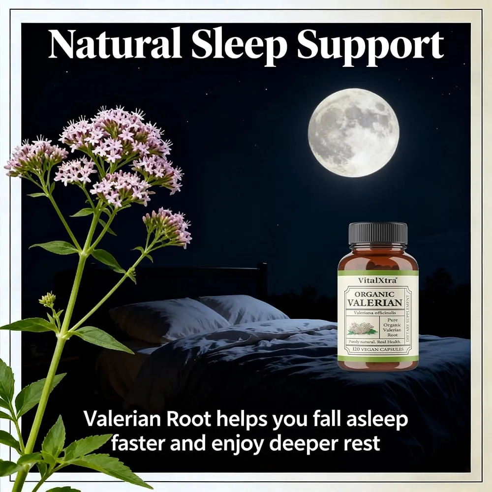 พรีเมี่ยม Valerian Root Capsules 450 มก. การนอนหลับและผ่อนคลายตามธรรมชาติช่วยลดความเครียดมังสวิรัติ Non-GMO สำหรับผู้ชายและผู้หญิง — image 4