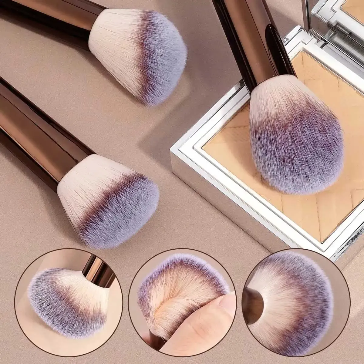 13 Adet Makyaj Fırça Seti Tam Kiti Fondöten Pudra Allık Göz Farı Kaş Fırçaları Fosforlu Kapatıcı Kapatıcı Dudak Fırçası Makyaj — image 5