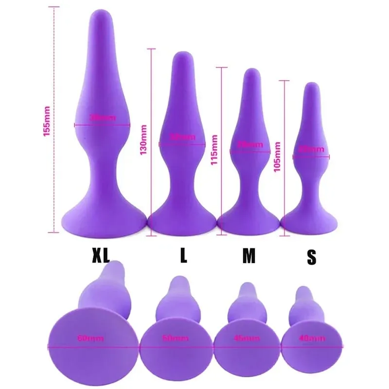 S/L/XL Silikon Anal Plug Butt Plug Anüs Stimülasyonu Prostat Masajı Seks Oyuncakları Kadın Erkek Eşcinsel Anal Dilatör Seks Shop Bdsm — image 6