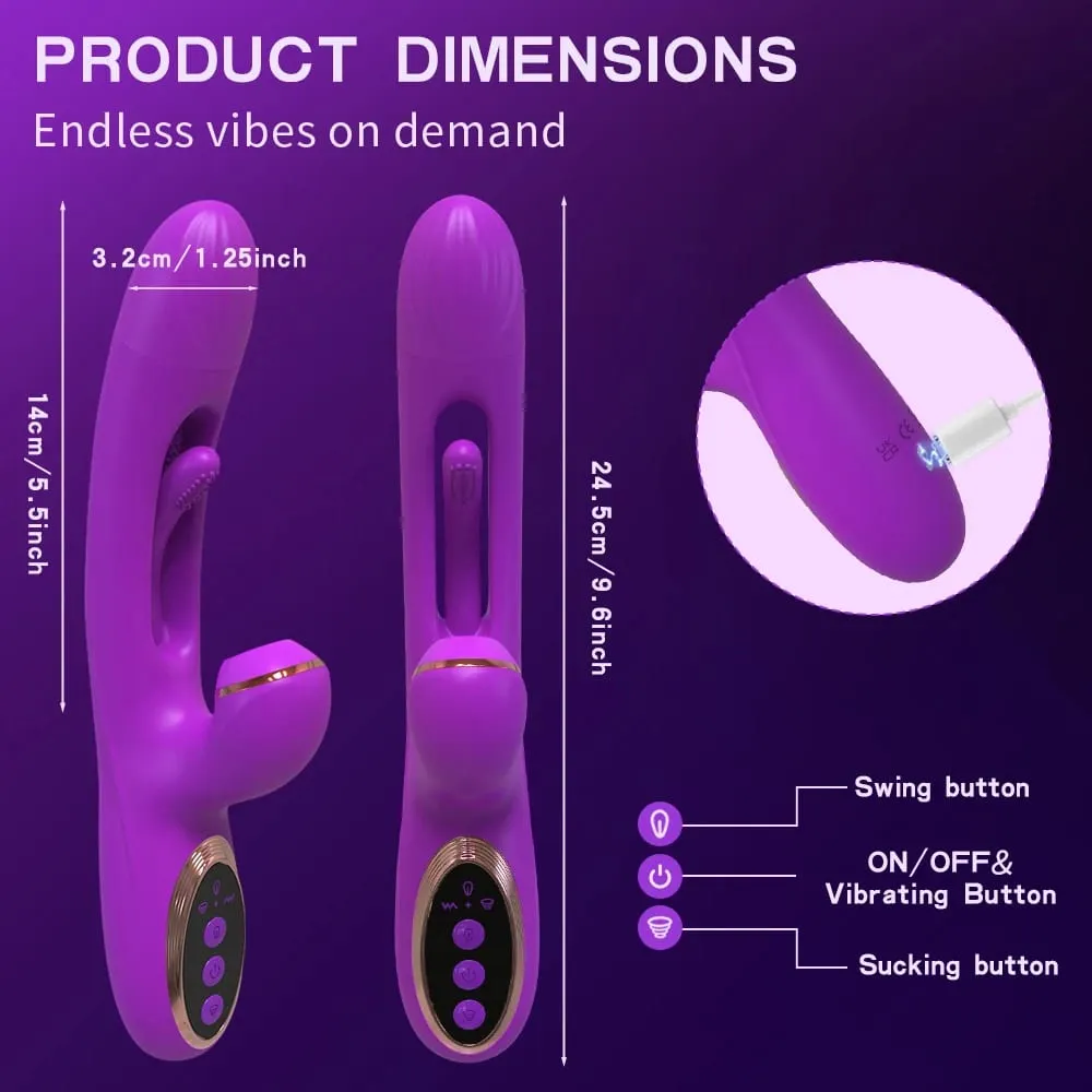 Menghisap Mengepak Vibrator untuk Wanita Kelentit G Spot Stimulator Dildo Mengetuk Faraj Massager Bergetar Dewasa Mainan Seks Wanita — image 6