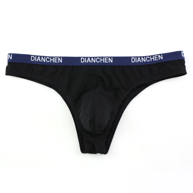 1pc Sexy hommes élastique glace soie Bikini slips respirant Jockstrap poche sous-vêtements taille basse homme culotte — image 8