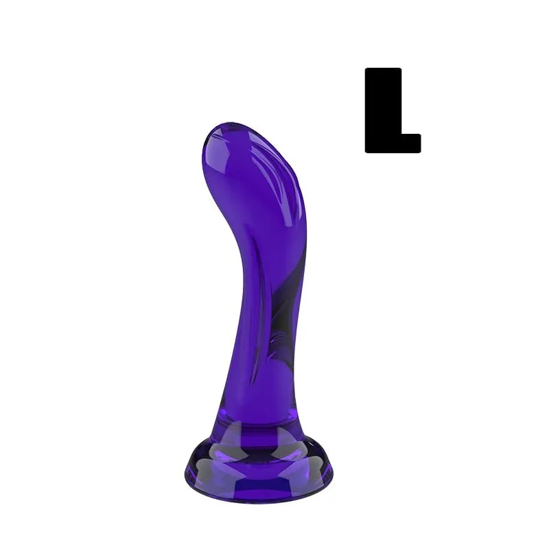 Zakřivené realistické dildo se silnou přísavkou Měkká a flexibilní erotická hračka s bodem G pro ženy Muži Černá Fialová Čirá Živá Dillo — image 11