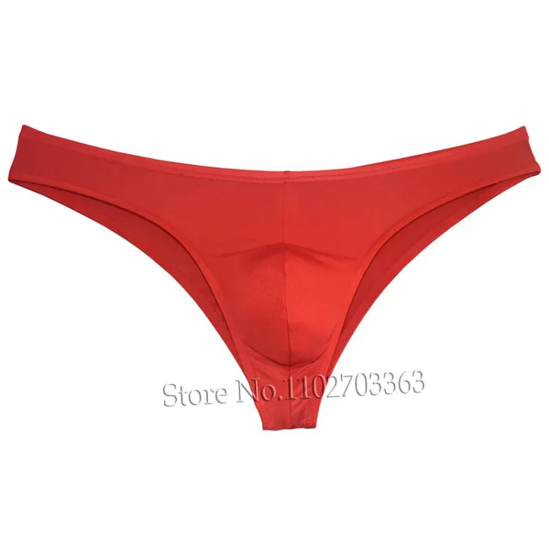 Cuecas de biquíni masculinas, cuecas triangulares, franzir as costas, micro cuecas elásticas brilhantes, verão, cintura baixa, praia, sexy, sedoso e suave — image 5