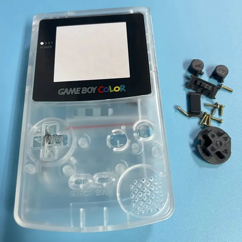 Новый цветной корпус Gameboy Gbc Shells, ограниченная серия, сменные корпуса, игровая периферия, аксессуары, светящиеся подарки на день рождения для мальчиков