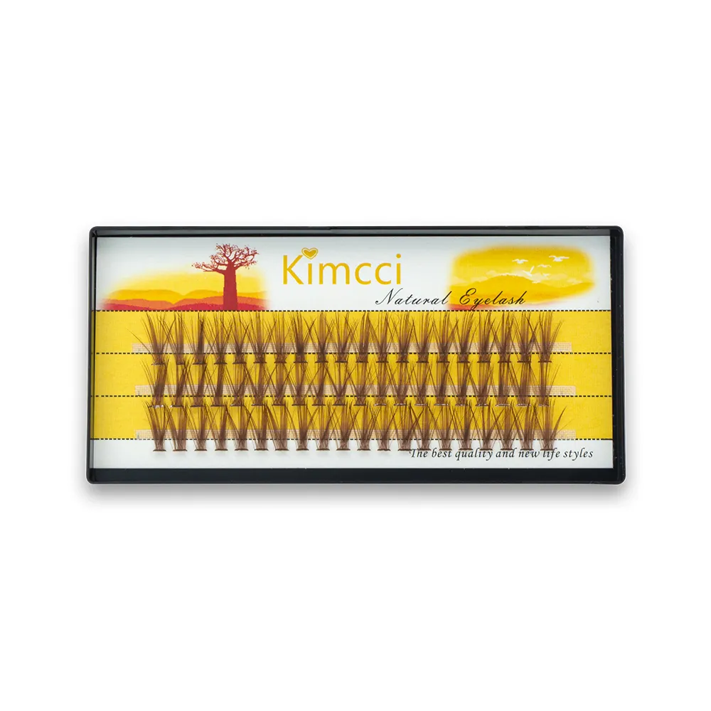 20D/30D MinkขนตาปลอมธรรมชาติยาวCluster Eyelash Extensionแต่งหน้ามืออาชีพFaux Eye Lashes — image 6