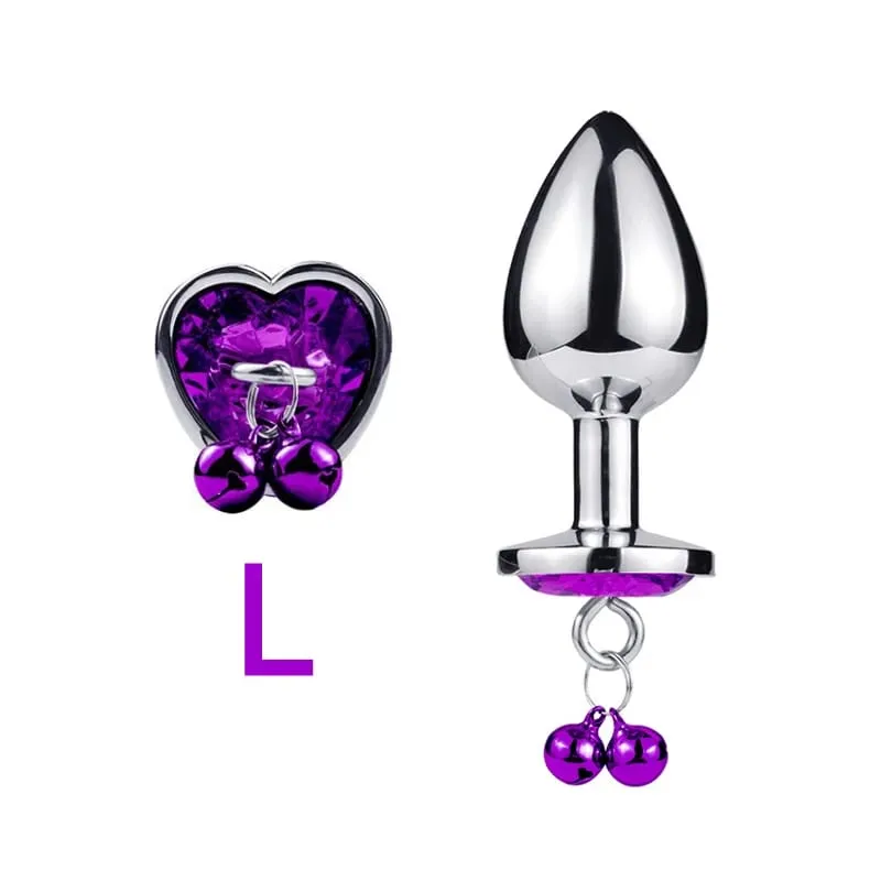 3 größen Metall Glocke-förmigen Anal Plug Traktion Kette Anal Massage Prostata Stimulation Massage Werkzeuge Erwachsene Sex Spielzeug Für paare — image 22