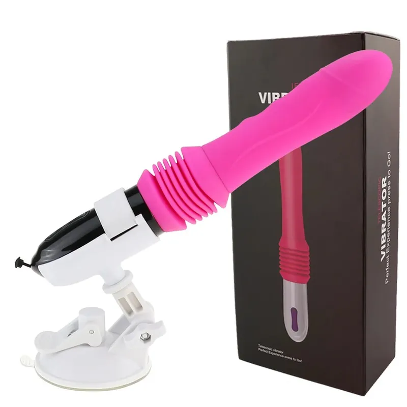 Thrusting Sex Machine Telescopic Dildo Vibrator ช่องคลอดนวดการสำเร็จความใคร่ G จุดกระตุ้นผู้ใหญ่หญิงของเล่น Masturbator — image 14