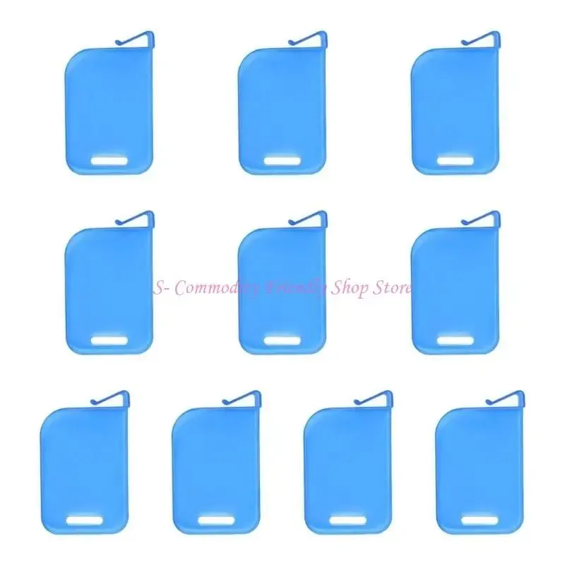 85AE 10Pcs Kunststoff Trading Card Box Schallwand Clip Karte Spacer Lagerung Klassifizierung Barriere Platte Clip Lagerung Partition Bord