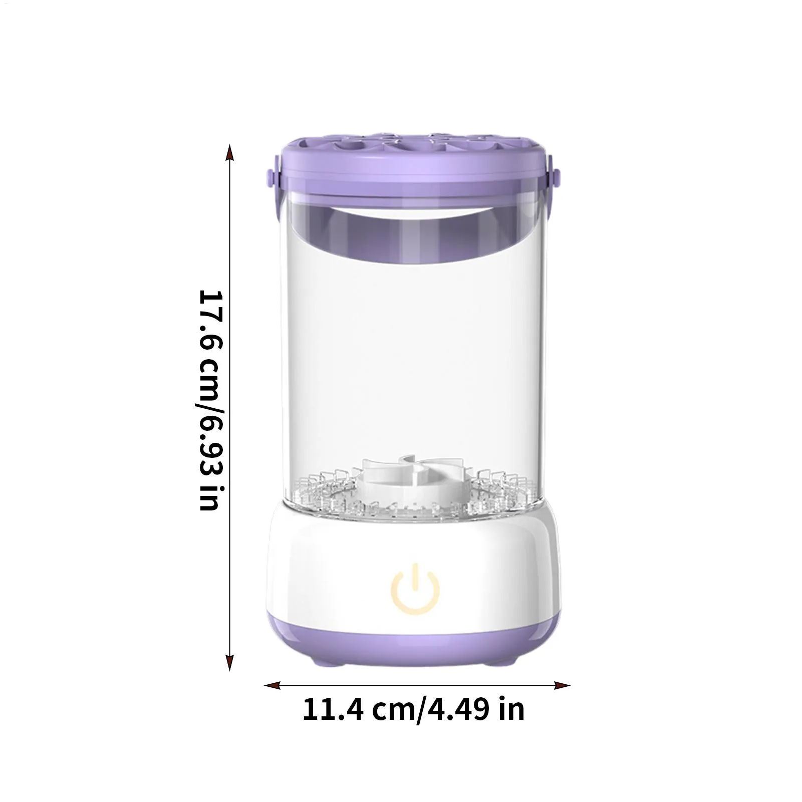 Limpador de pincéis de maquiagem profissional, ferramenta de maquiagem, lavadora portátil automática de pincéis cosméticos, máquina de limpeza para casa, vaidade, viagens — image 6