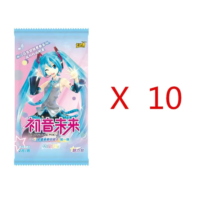 Original Hatsune Miku Card Charm Pack Shining Superstar Party Show Cards CR ODER UTR Rare Collection Kartenspielzeug
