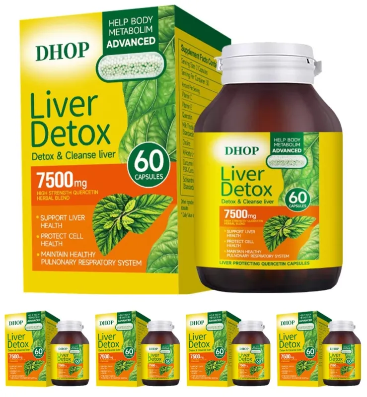 Capsules de chardon-marie pour la santé du foie, 60 unités avec vitamine C E, choline, curcumine, soutient une fonction hépatique saine — image 10