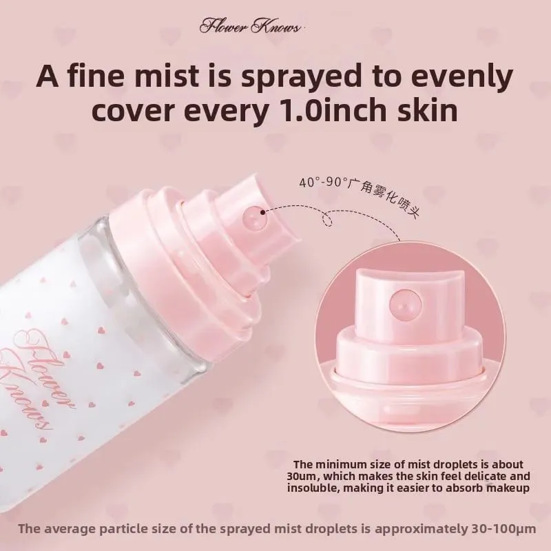 Flower Knows Makeup Hydratační esence Fixační sprej Produkty pro péči o pleť Primer Hydratační mlha na obličej Celodenní hydratační sprej — image 6
