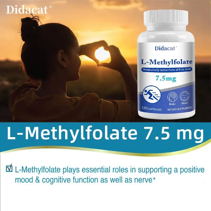 7.5 Mg L-Methylfolate - Professional Strength Active Methyl Folate Supplement for Brain Support Balanced Mood + Immune Health — image 3
