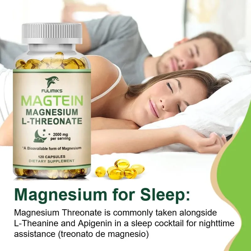 Magtein Magnesium L-Threonate doplněk klinicky studovaný na posílení mozku, hořčík, zlepšuje zaměření paměti a klidný spánek — image 7