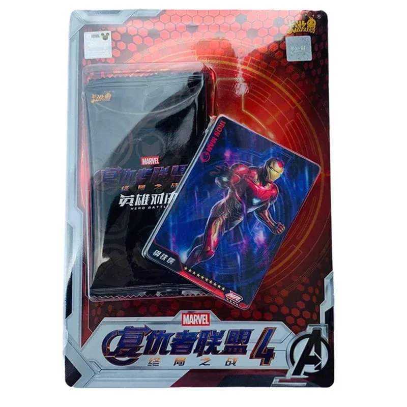 Oryginalna karta Heroes Duel Card wersja konkurencyjna Iron Man Thor Captain CR America karty kolekcjonerskie zabawki — image 11