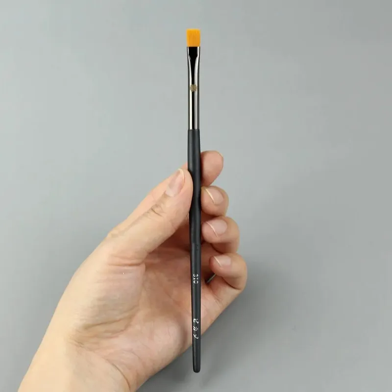 1pc 스머지 메이크업 브러쉬 플랫 아이 라이너 메이크업 브러쉬 디테일 정밀 컨실러 파우더 컨투어 하이라이트 아티스트 코스메틱 툴