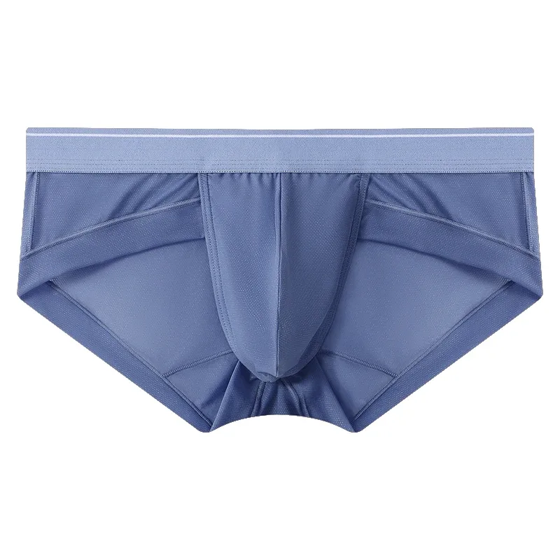 Intimo da uomo estivo Boxer Rigonfiamento Slip in seta di ghiaccio Mutandine fresche e traspiranti ultrasottili — image 28