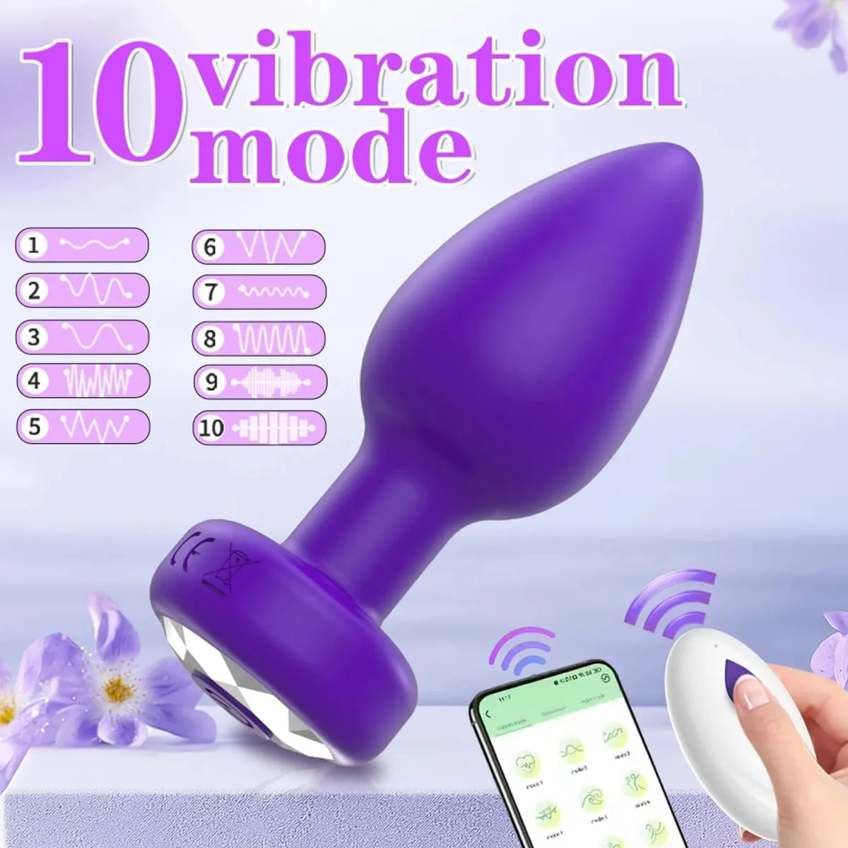 Ứng Dụng Mông Cắm Hậu Môn Máy Rung Dành Cho Người Đồng Tính Điều Khiển Từ Xa Dương Vật Giả Rung Thủ Dâm Đồ Chơi Tình Dục Người Lớn Dành Cho Các Cặp Đôi Tuyến Tiền Liệt Máy Mát Xa — image 2