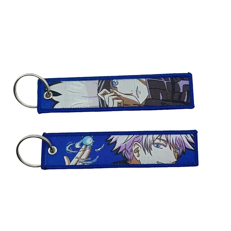 Embroidery Cool Eagle Beak Keychain Lanyard Anime Manga Series Badge Holder USB Pendant Portable Key Lanyard Accessories — image 26