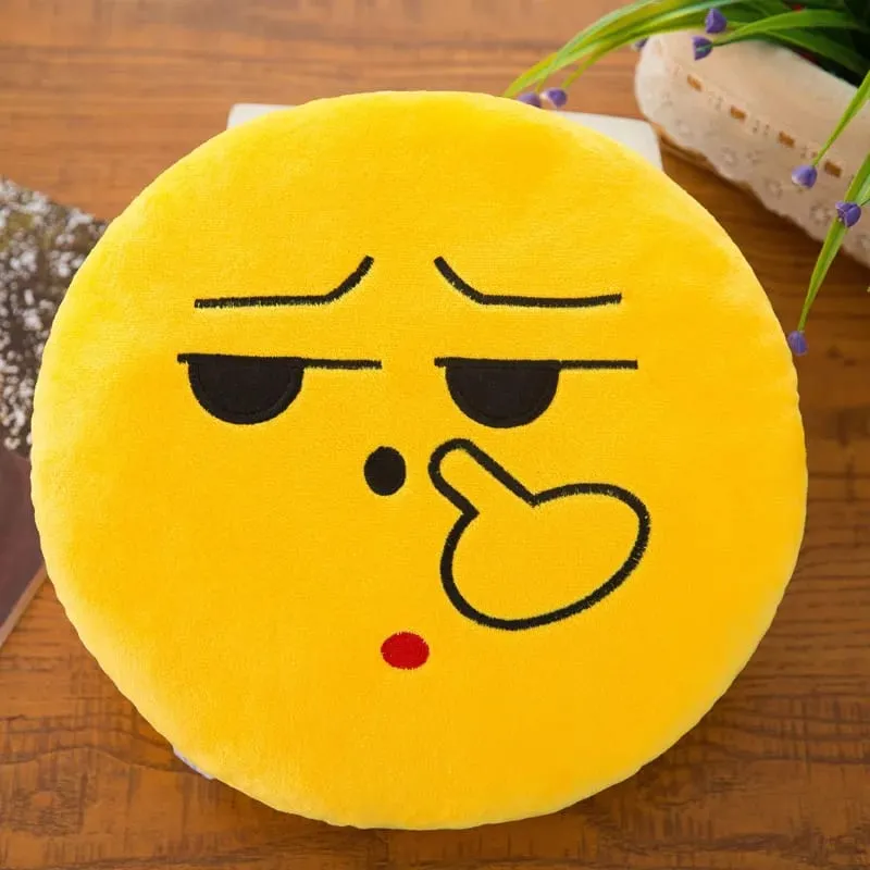 หมอนตุ๊กตาหน้ายิ้ม Meme Emoji ขนาด 32 ซม. หมอนกอดนุ่มสุดน่ารักสำหรับส่วนที่เหลือนอนและเบาะ - ของขวัญของเล่น — image 11
