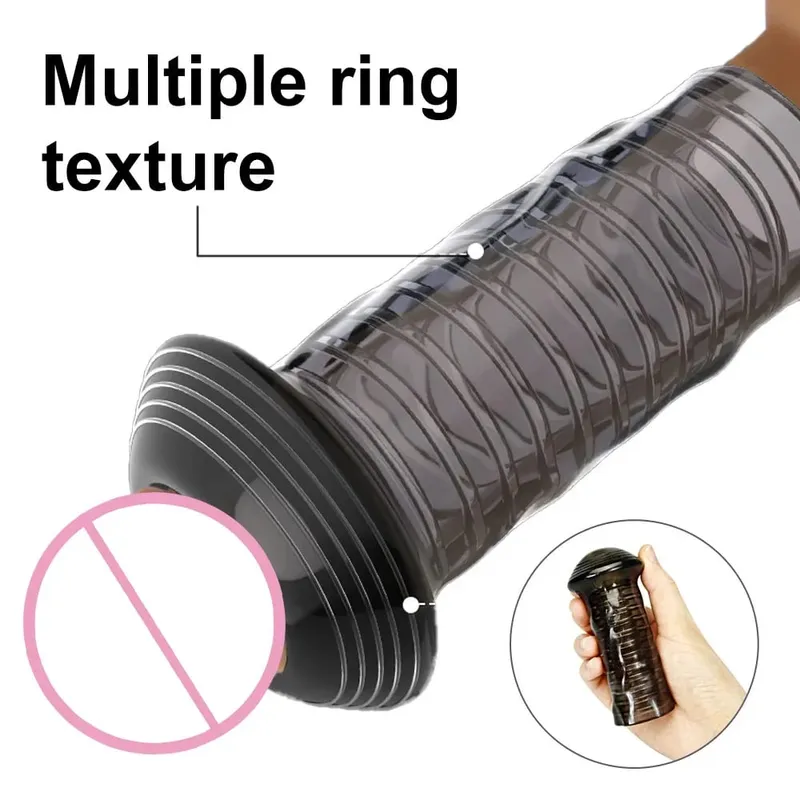 Có Thể Tái Sử Dụng Dương Vật Vòng Bao Quy Đầu Corrector Trì Hoãn Xuất Tinh Silicone Gà Trống Vòng Dick Tăng Kích Thước Nam Khiết Tịnh Lồng Đồ Chơi Tình Dục Cho Nam — image 3