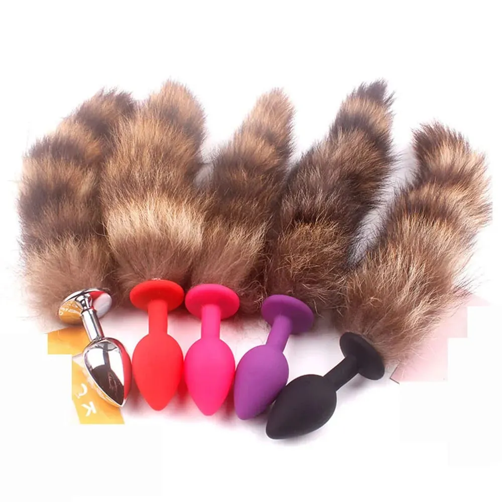 Fox Butt Plug Schwanz Anal Teaser Komfort Pelzigen Anfänger Wolf Sex Spielzeug Erkunden Arsch Hund Spielen Frauen Stimulieren Kostüm Cosplay — image 4