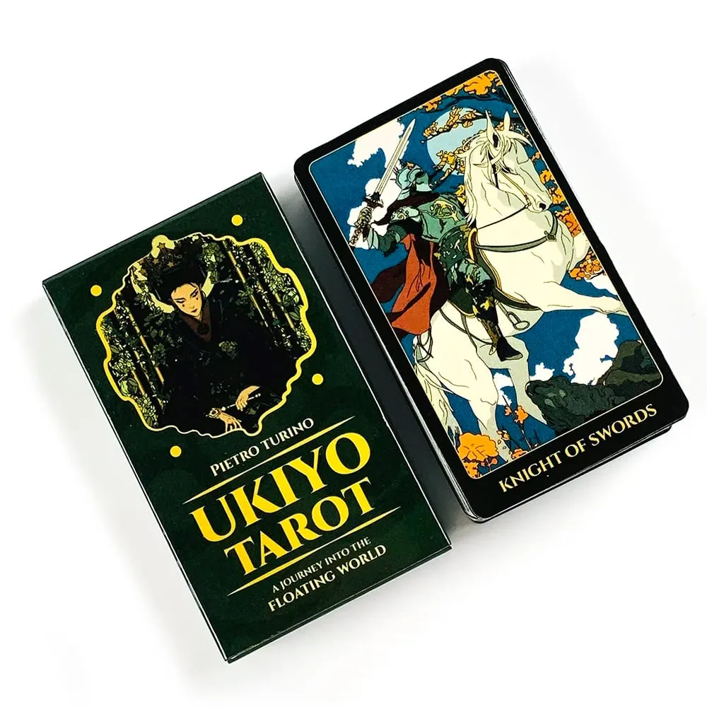 Ukiyo Tarocchi 78 Carte Cartomanzia Divinazione Tarocchi Gioco da tavolo Perfetto per l'esplorazione culturale e la collezione d'arte — image 1