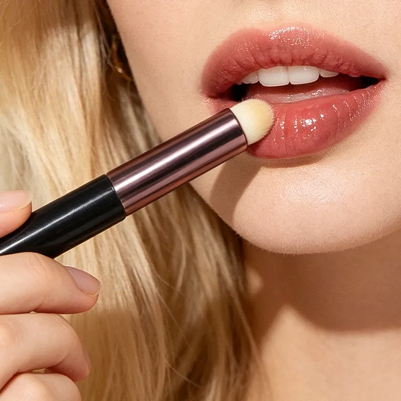 5/10 Uds pincel de maquillaje de labios brochas correctoras y base aplicador de lápiz labial multifuncional labios ojos mezcla de rostros brocha de maquillaje