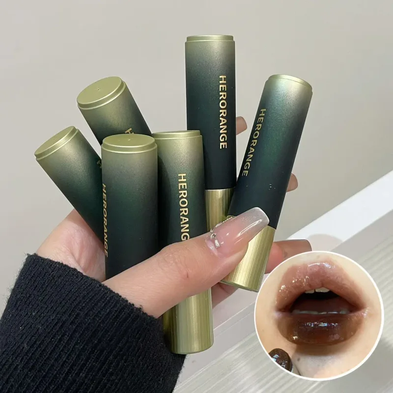 Herorange Mirror Lip Gloss 24H Waterproof Long-Lasting Lipstick No Transfer No Fading Matte & Shine Plumping Lip Makeup Women's — image 3