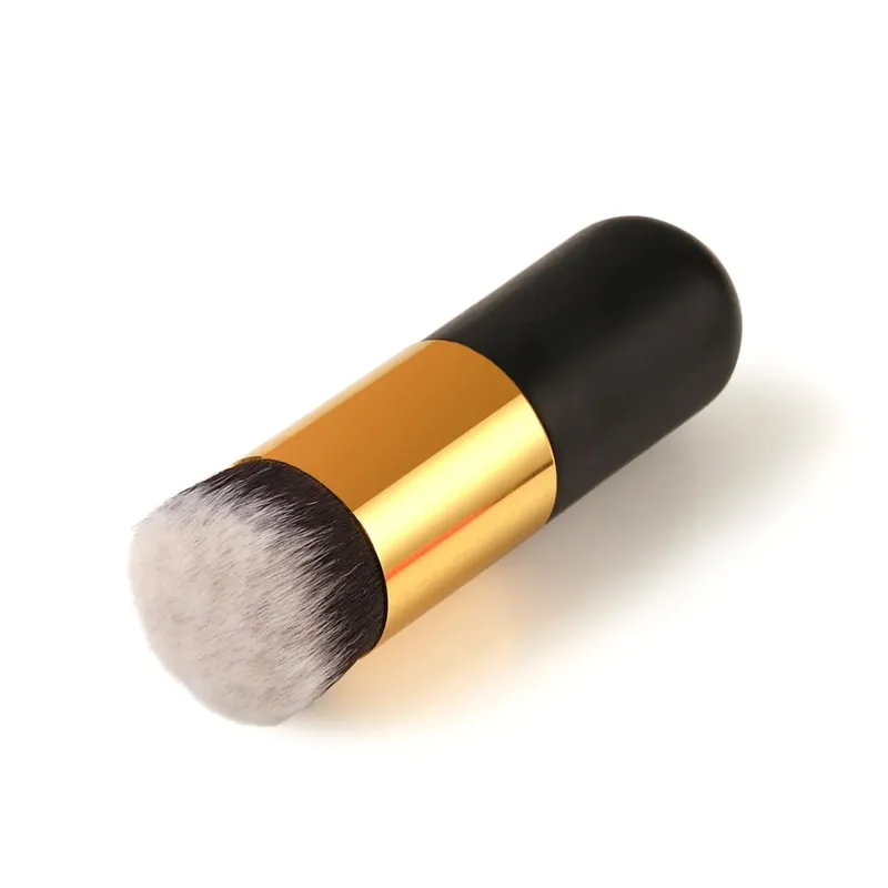 1 Uds. Nuevo pincel de base Chubby Pier, pinceles de maquillaje de crema plana, pincel de maquillaje cosmético profesional — image 8