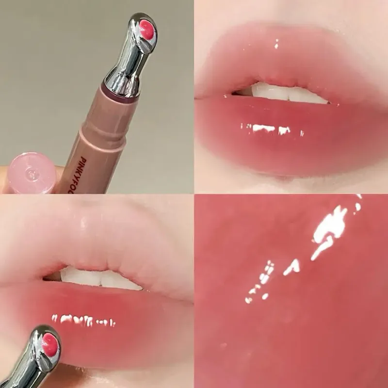 Lip Gloss Vitamin E Lip Serum Hydrating & Plumping Tinted Lip Gloss Moisturizing Lip Balm For Glossy Sheer Smooth Lips — image 8