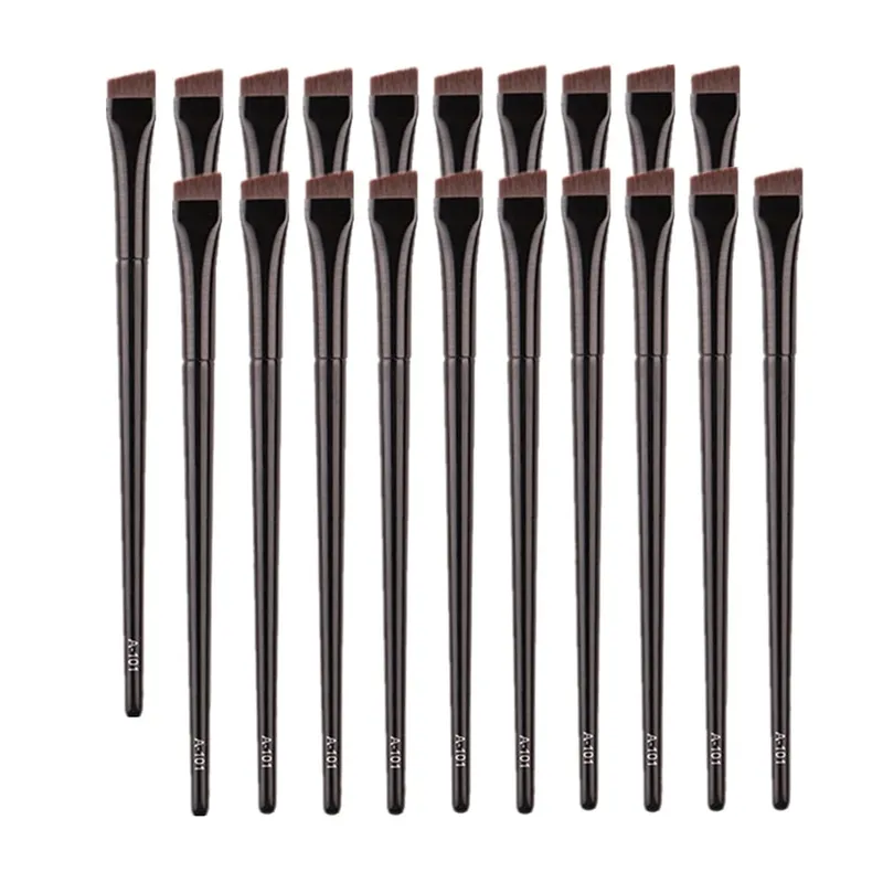 5/10/20/50 Pcs Pennelli per trucco contorno sopracciglia Pennello per eyeliner per sopracciglia Pennello per occhi professionale super sottile ad angolo Pennello per occhi Strumenti per il trucco — image 11