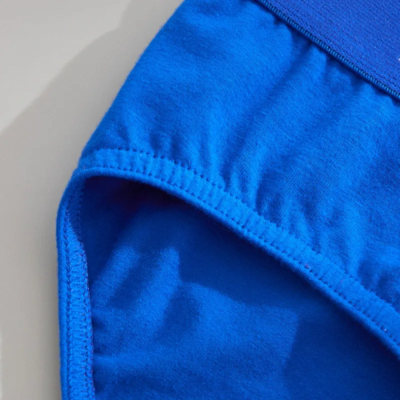 5PCS Cotton Men's Casual Shorts Stylish Monogram Personalized Briefs Comfortable Solid Color Briefs 2025 Mens Sexy Underwear — image 5