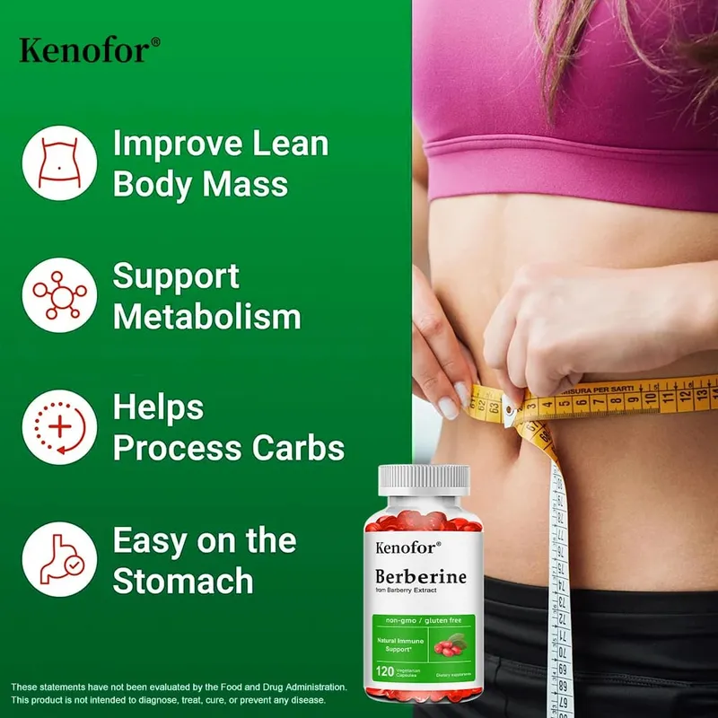 Premium Berberine Supplement Capsules - Supports Immune System Healthy Food Antioxidant NON-GMO — image 6