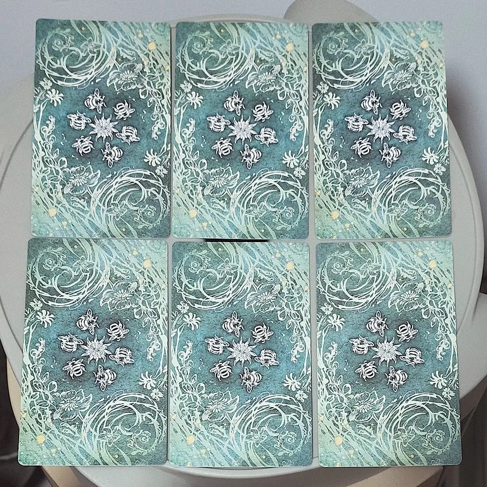 Verdance Tarot-Deck in stabiler Box, 78 Stück, lyrische, von der Natur inspirierte RWS-Tarotkarten, doppelt geprägter Karton, 12 x 7 cm — image 8