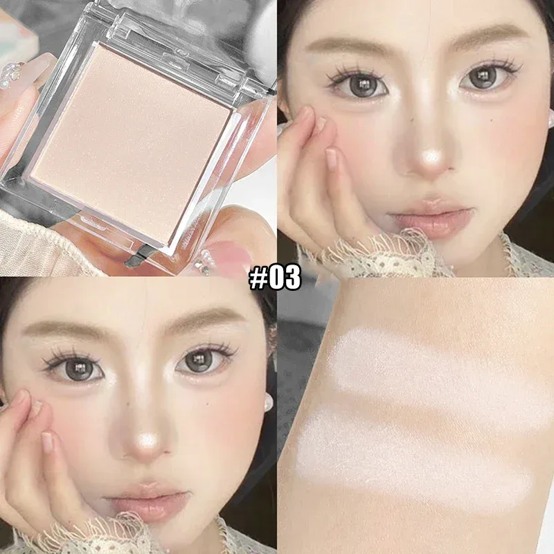 Mat hvid monokrom øjenskyggepalette Naturlig 3D Brightening Eyeshadow Highlighter Powder Langtidsholdbar øjenmakeuppalette — image 9